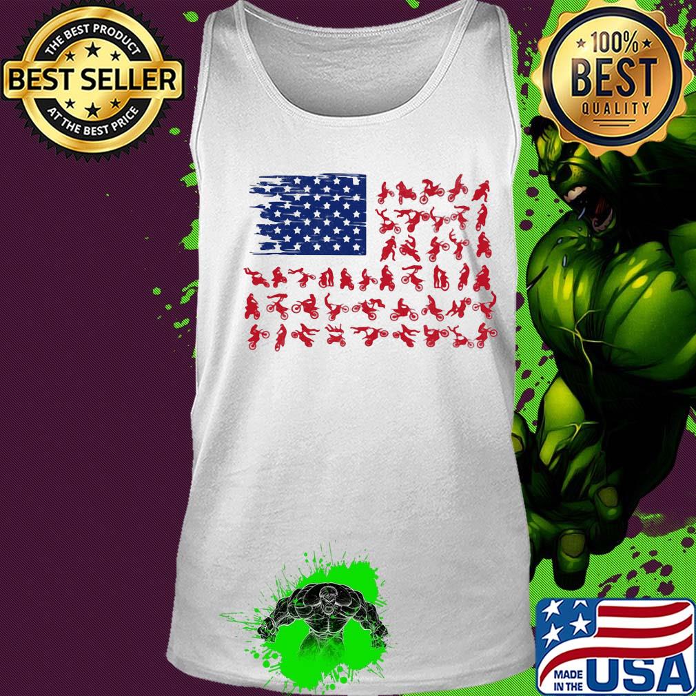 Motocross American flag veteran Independence Day s Tank top Motocross American flag veteran Independence Day s Tank top