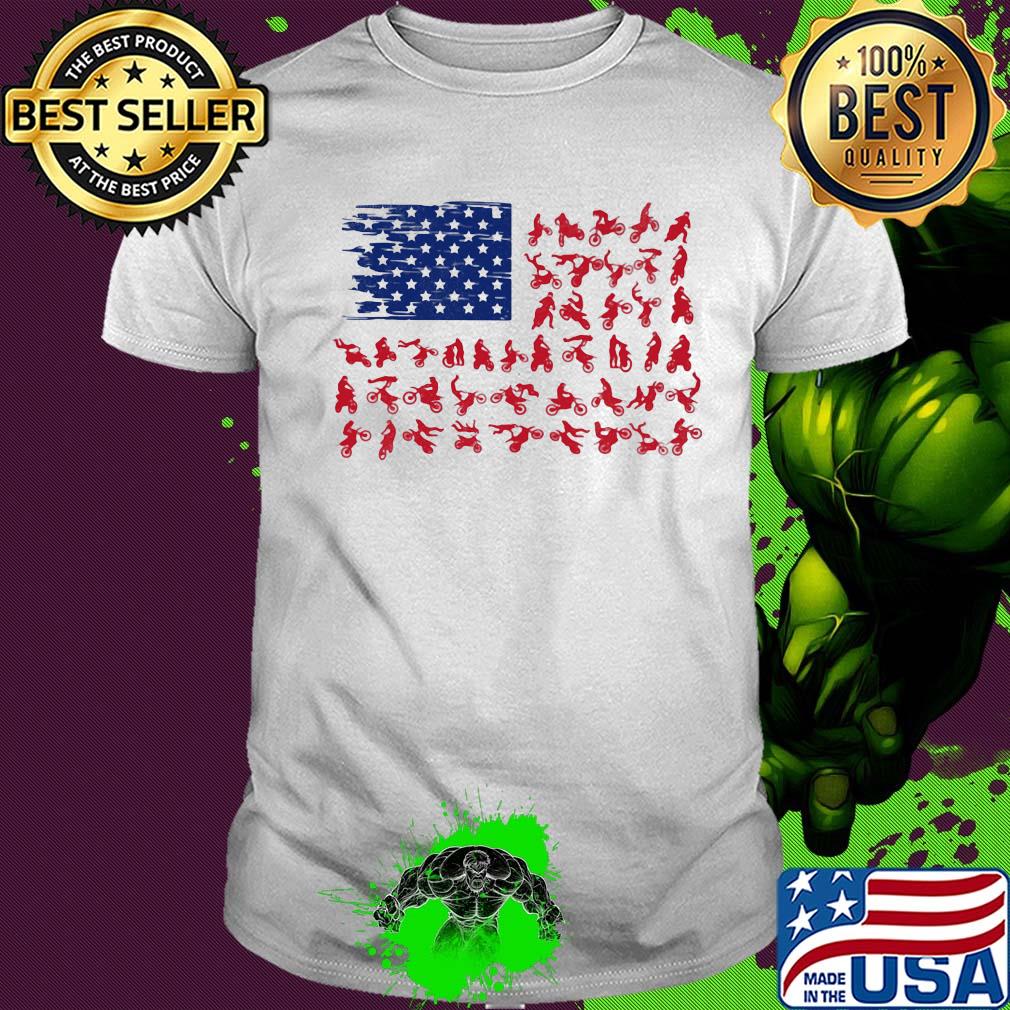 Motocross American flag veteran Independence Day shirt Motocross American flag veteran Independence Day shirt