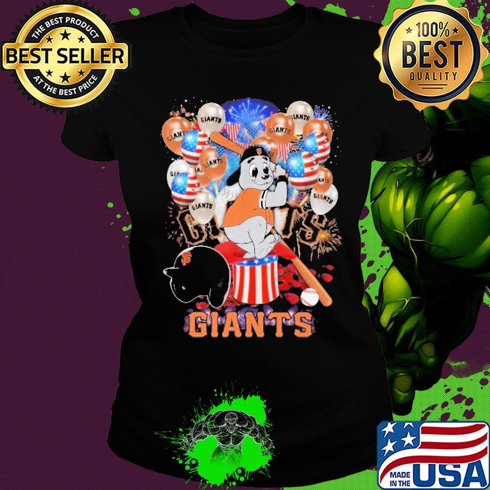 Mouse san francisco giants happy independence day mask soap firework balloon american flag s Ladies tee Mouse san francisco giants happy independence day mask soap firework balloon american flag s Ladies tee