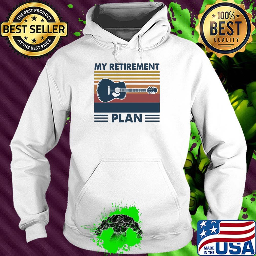 My retirement plan guitar vintage shirt (2) Hoodie My retirement plan guitar vintage shirt (2) Hoodie