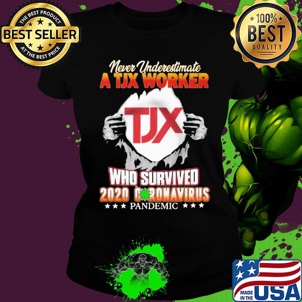 Never underestimate a Tix worker who survived s Ladies tee Never underestimate a Tix worker who survived s Ladies tee