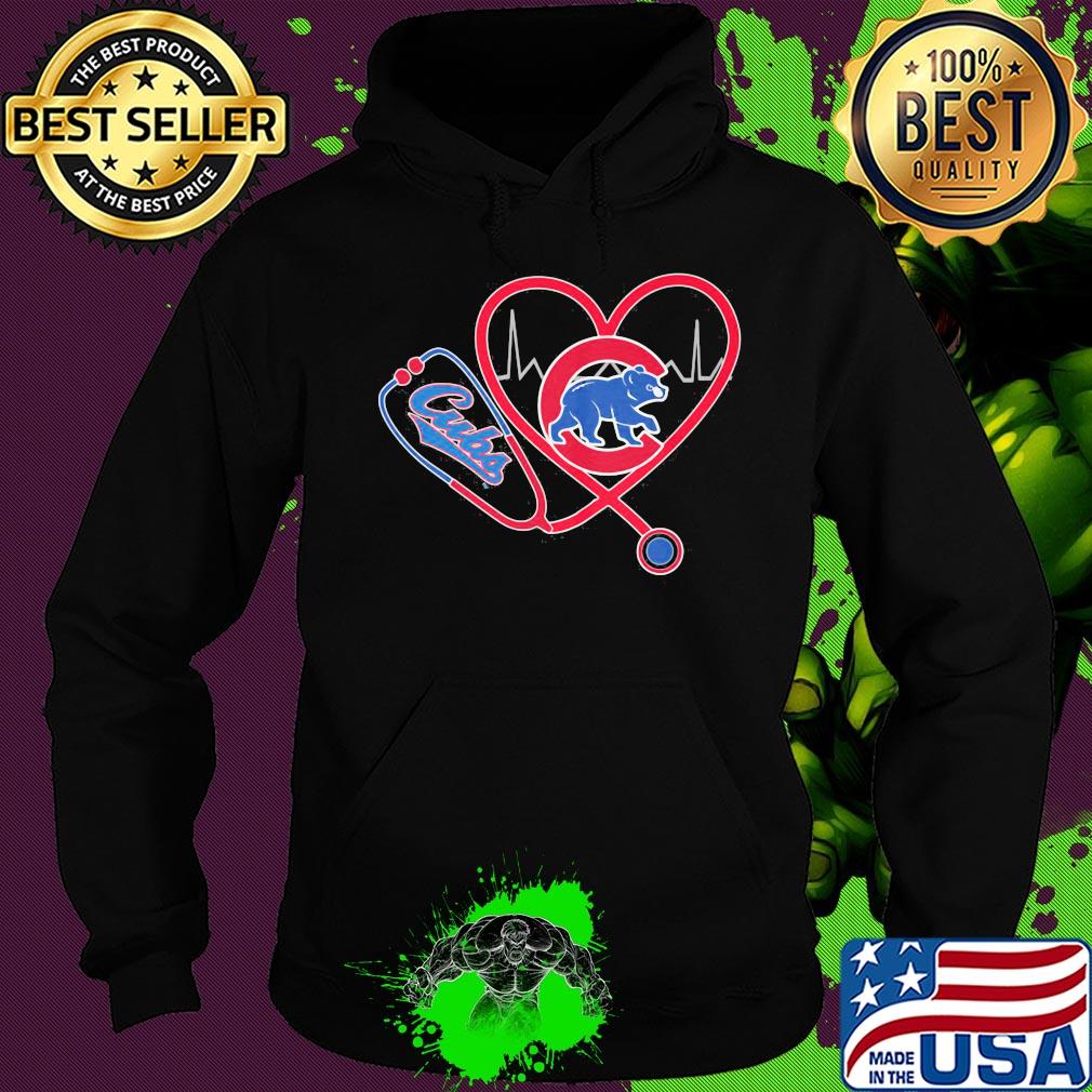 Nurse chicago cubs stethoscope heartbeat s Hoodie Nurse chicago cubs stethoscope heartbeat s Hoodie
