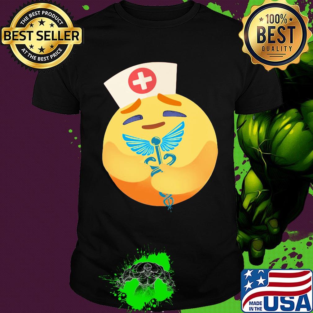 Nurse icon hug caduceus symbol shirt