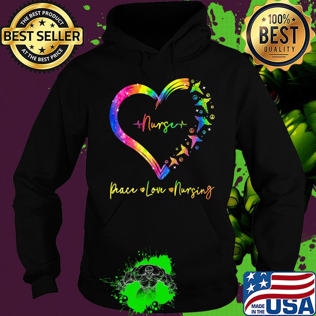 Nurse peace love nursing heart s Hoodie Nurse peace love nursing heart s Hoodie