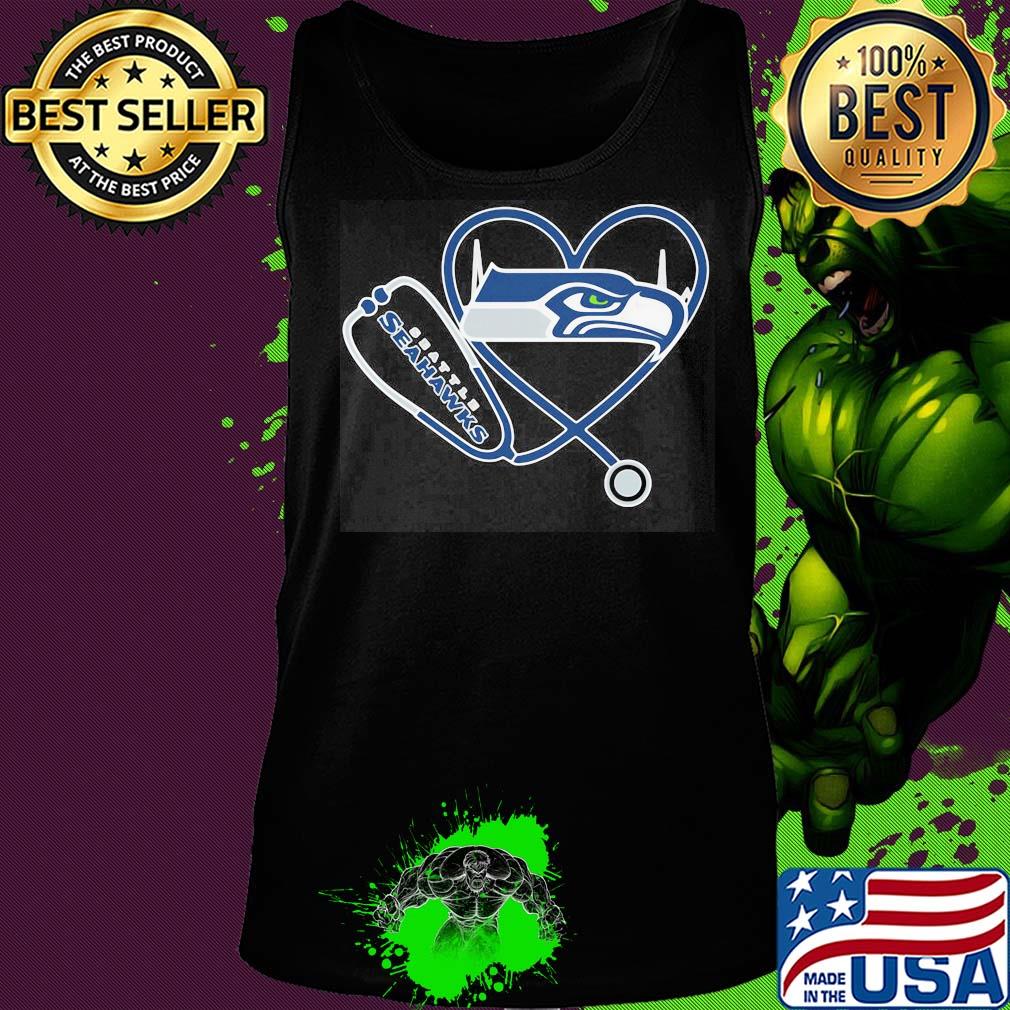 Nurse seattle seahawks stethoscope heartbeat s Tank top Nurse seattle seahawks stethoscope heartbeat s Tank top