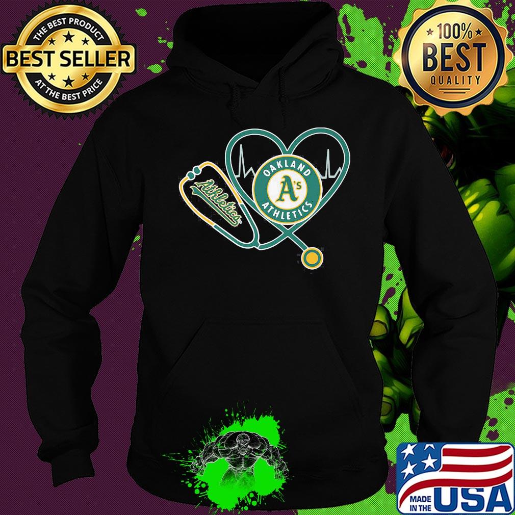 Oakland Athletics nurse heart s Hoodie Oakland Athletics nurse heart s Hoodie