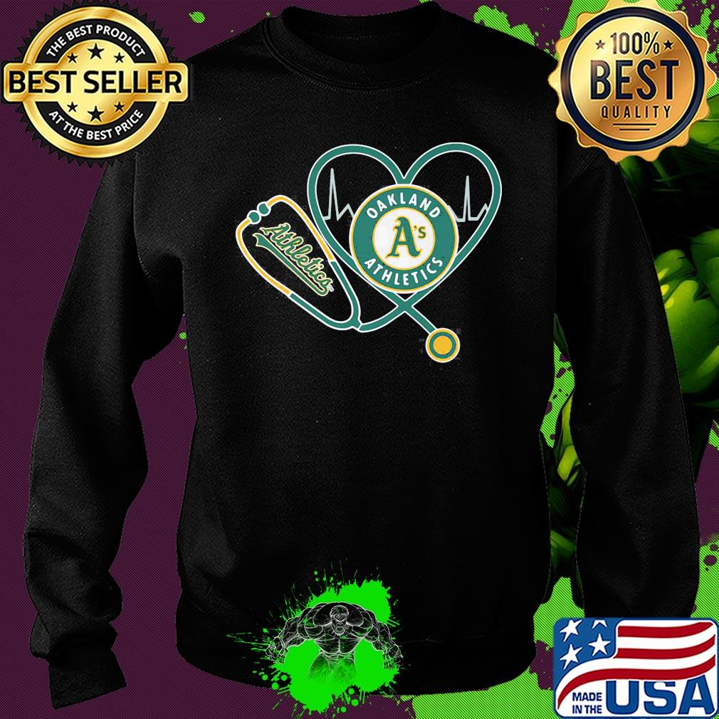 Oakland Athletics nurse heart s Sweater Oakland Athletics nurse heart s Sweater