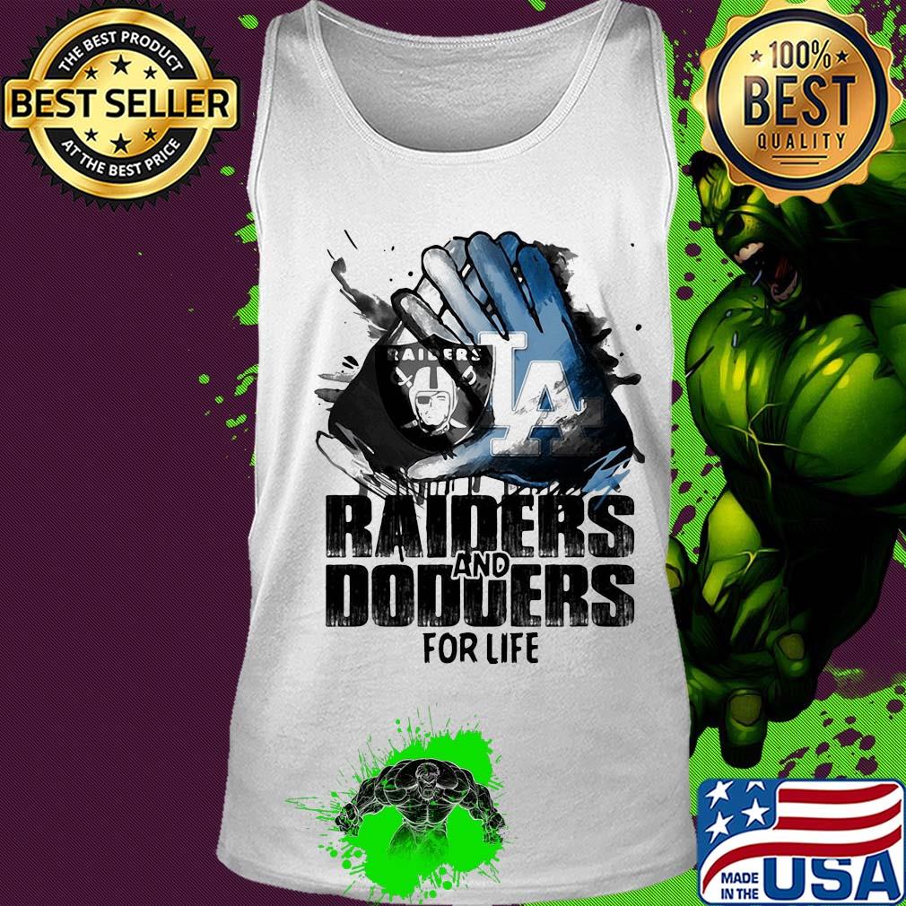 Oakland Raiders and los angeles dodgers for life art s Tank top Oakland Raiders and los angeles dodgers for life art s Tank top