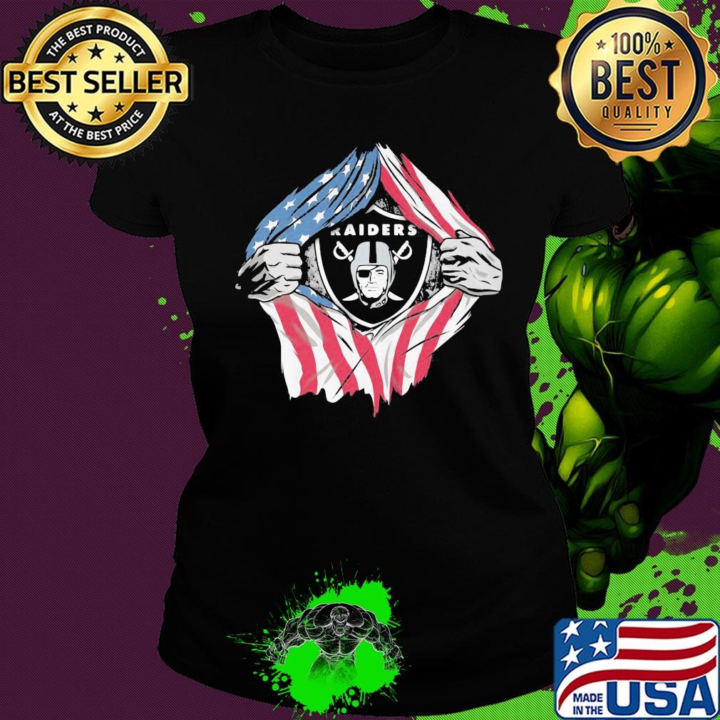 Oakland raiders football american flag independence day s Ladies tee Oakland raiders football american flag independence day s Ladies tee
