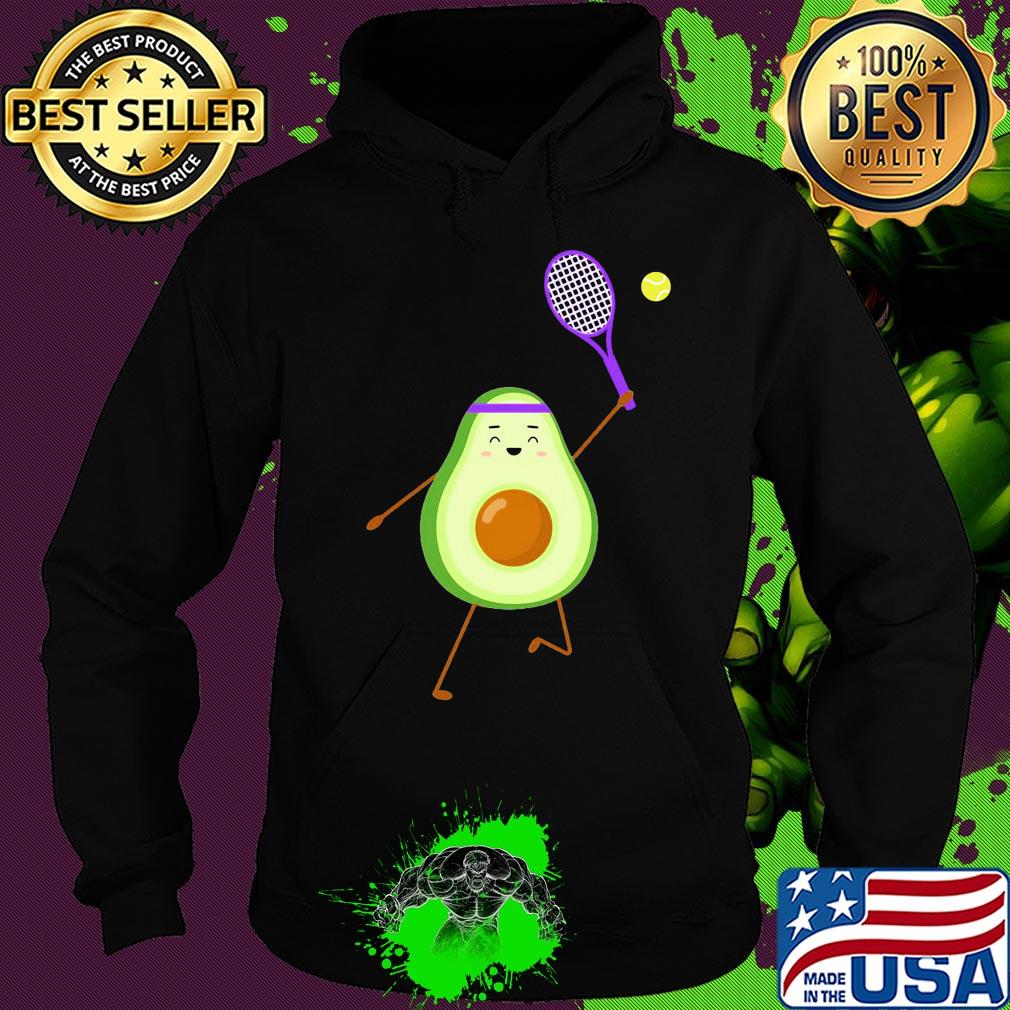 Official Avocado play tennis s Hoodie Official Avocado play tennis s Hoodie