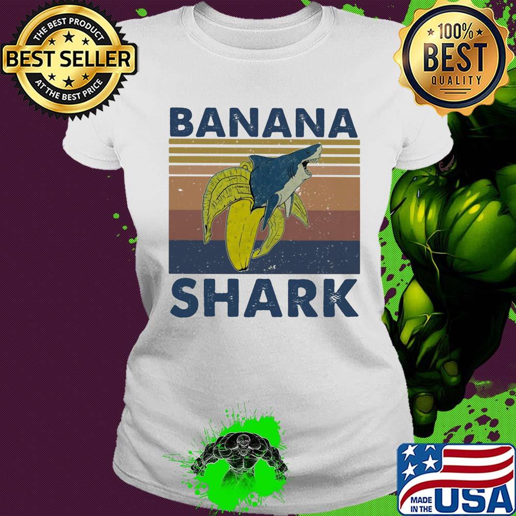 Official Banana shark vintage s Ladies tee Official Banana shark vintage s Ladies tee