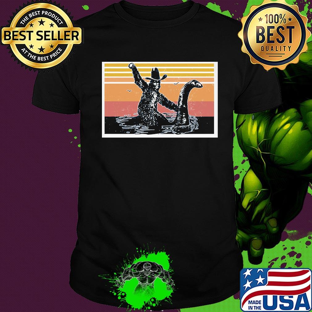 Official bigfoot dinosaur vintage shirt
