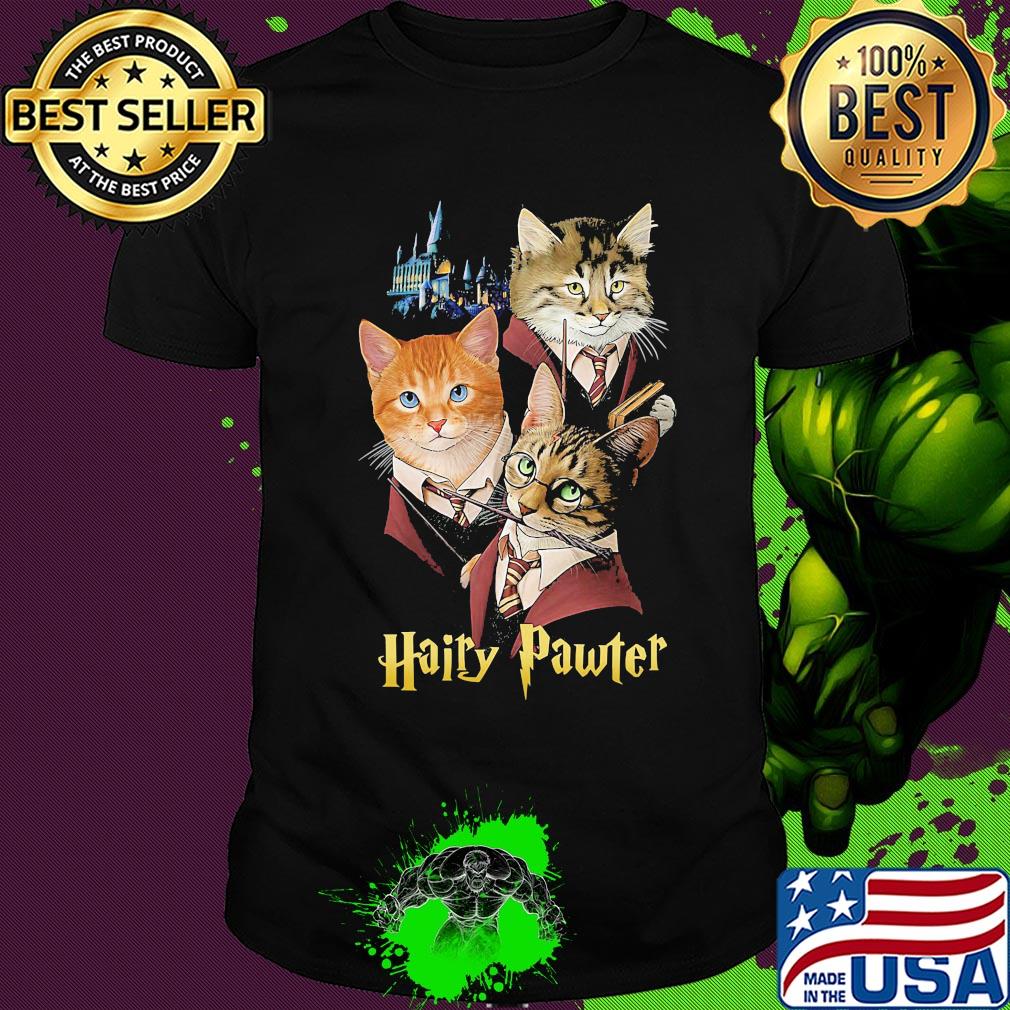 Official cats hairy pawter shirt