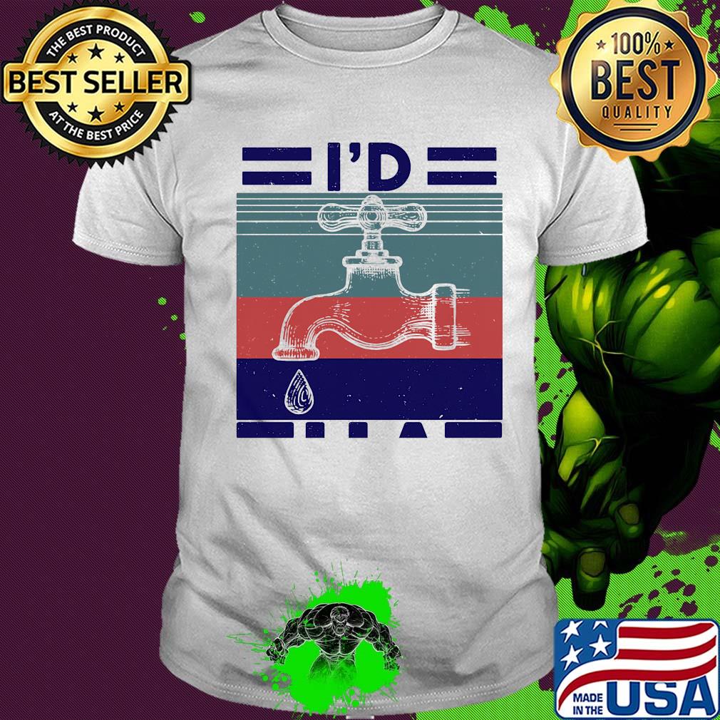 Official I'd water vintage shirt