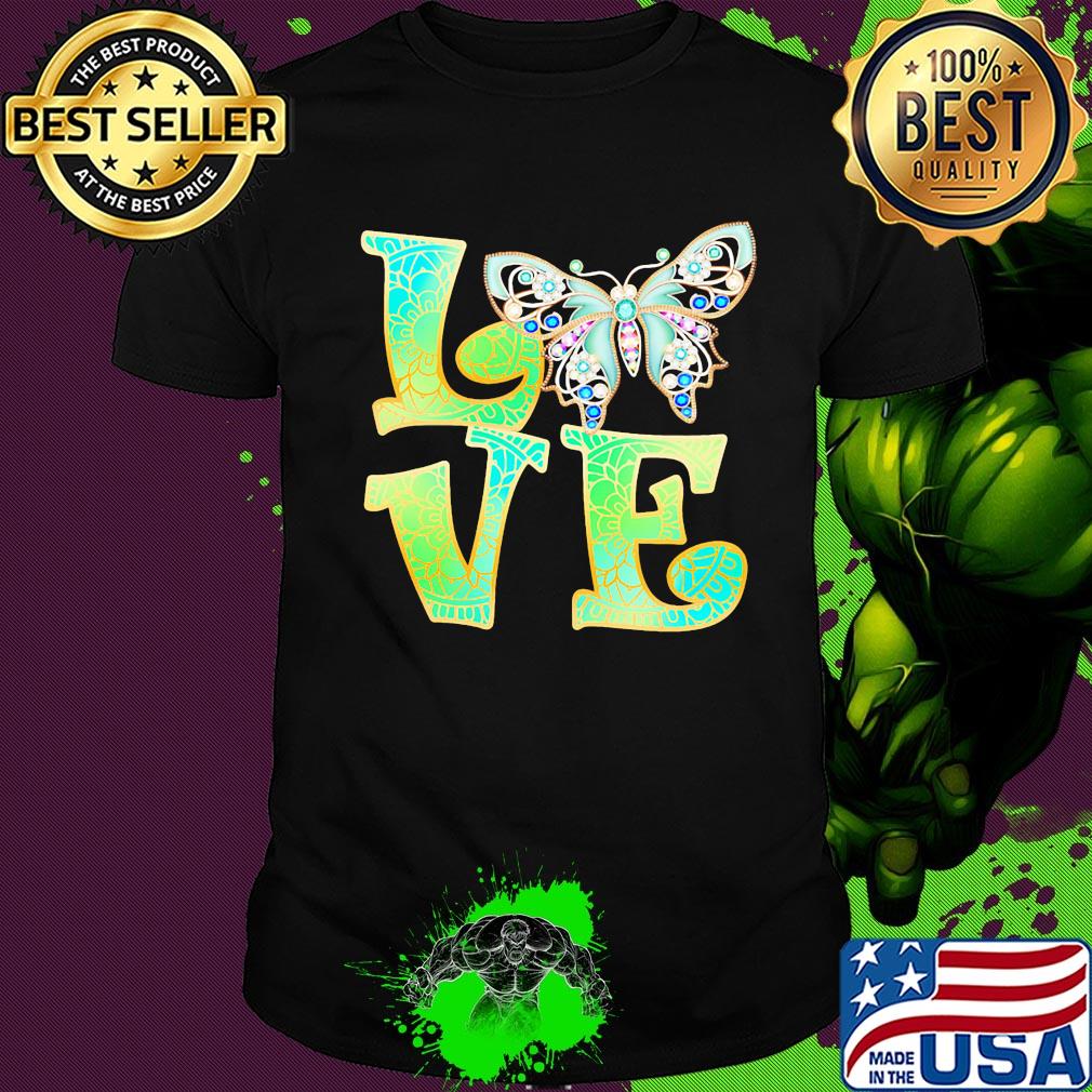Official Love Butterfly mandala shirt Official Love Butterfly mandala shirt