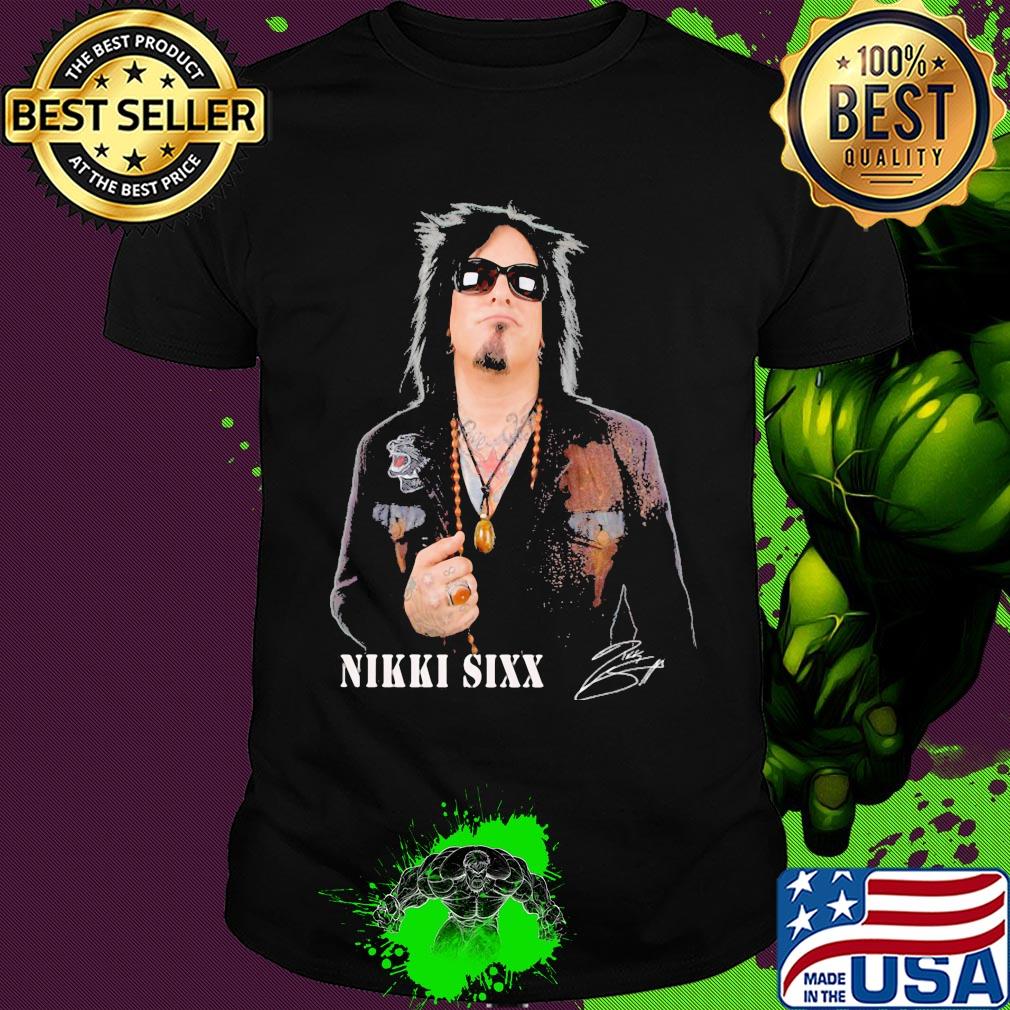 Official Nikki Sixx signature shirt