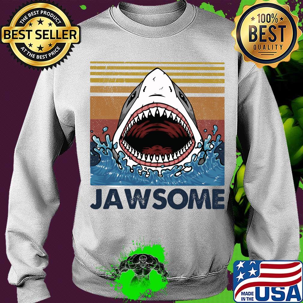 Official shark jawsome vintage s Sweater Official shark jawsome vintage s Sweater