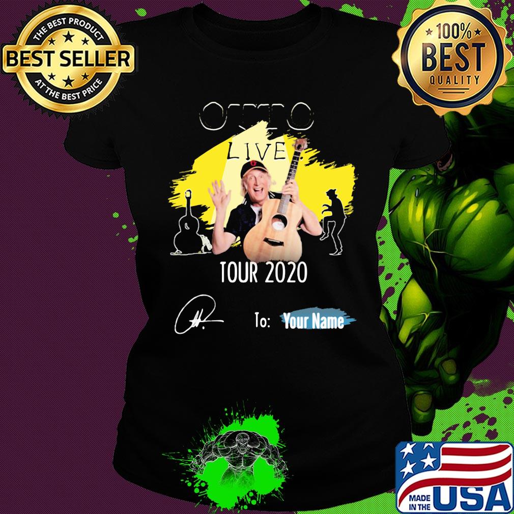 Otto flimm guitar live tour 2020 to your name signatures s Ladies tee Otto flimm guitar live tour 2020 to your name signatures s Ladies tee