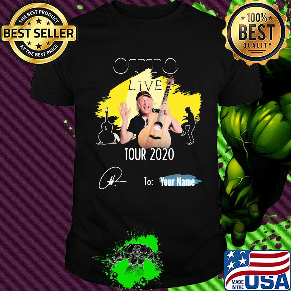 Otto flimm guitar live tour 2020 to your name signatures shirt