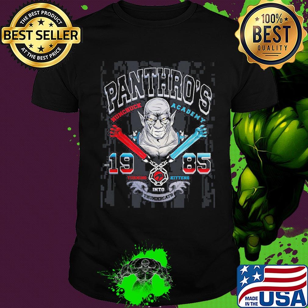 Panthro's Est 1985 munchuck academy shirt