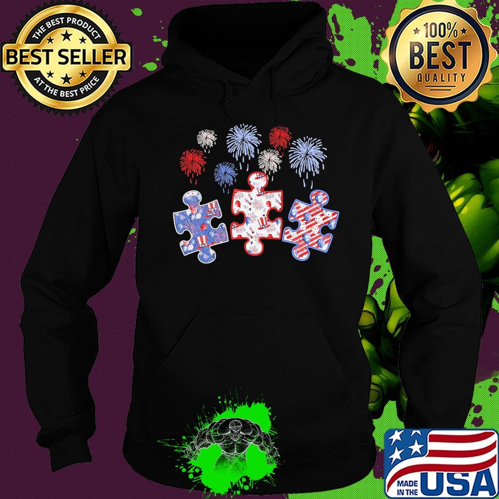 Patriotic autism firework american flag independence day s Hoodie Patriotic autism firework american flag independence day s Hoodie