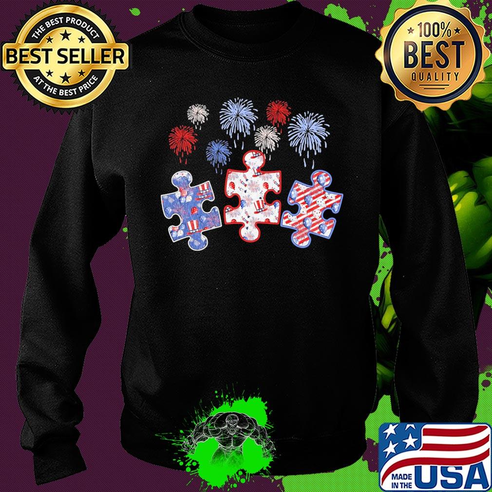 Patriotic autism firework american flag independence day s Sweater Patriotic autism firework american flag independence day s Sweater