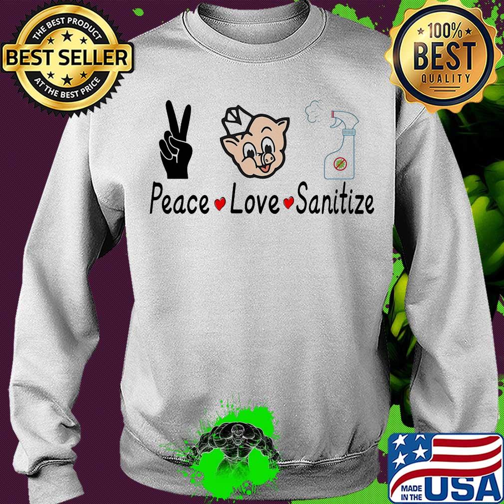 Piggly wiggly peace love sanitize covid-19 s Sweater Piggly wiggly peace love sanitize covid-19 s Sweater