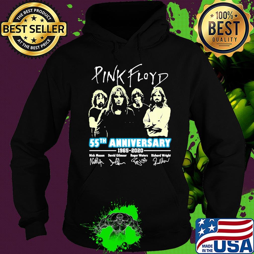 Pink Floyd 55th anniversary 1965-2020 signature s Hoodie Pink Floyd 55th anniversary 1965-2020 signature s Hoodie