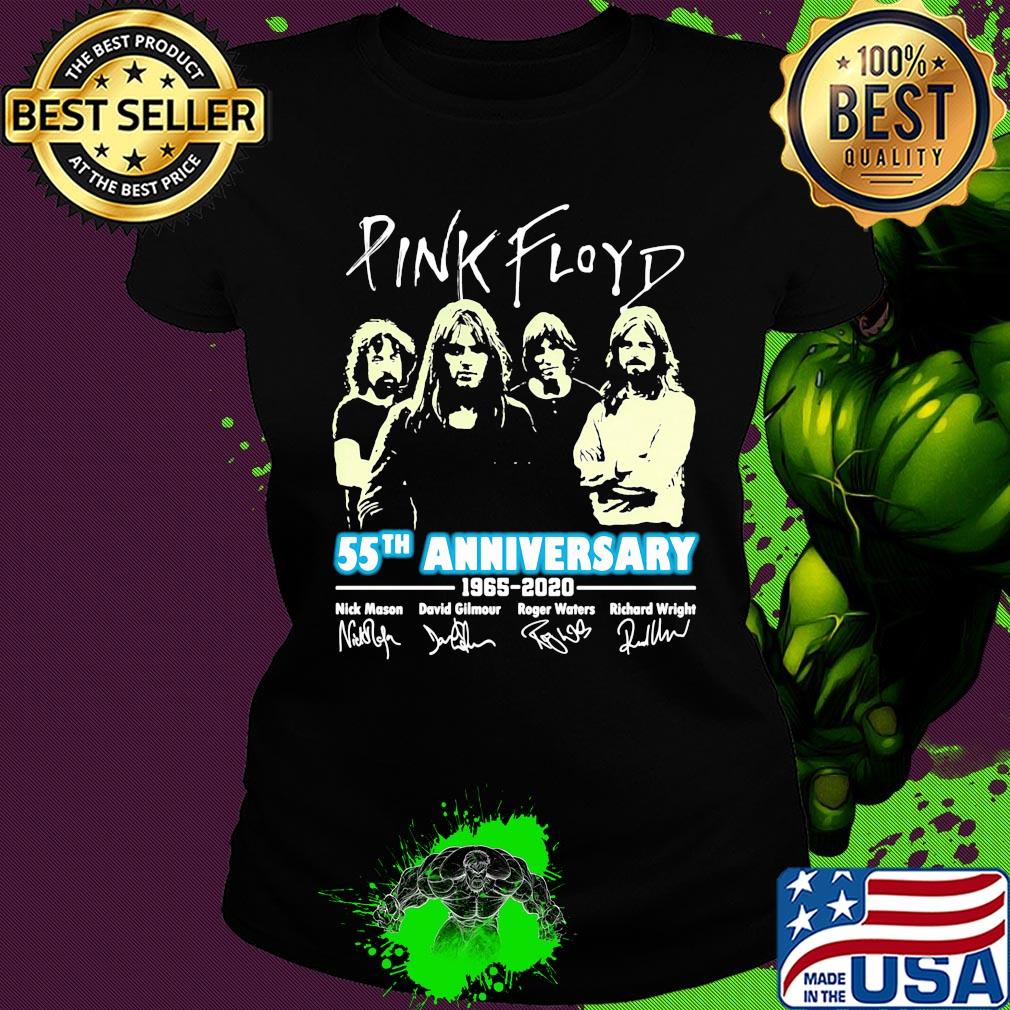 Pink Floyd 55th anniversary 1965-2020 signature s Ladies tee Pink Floyd 55th anniversary 1965-2020 signature s Ladies tee