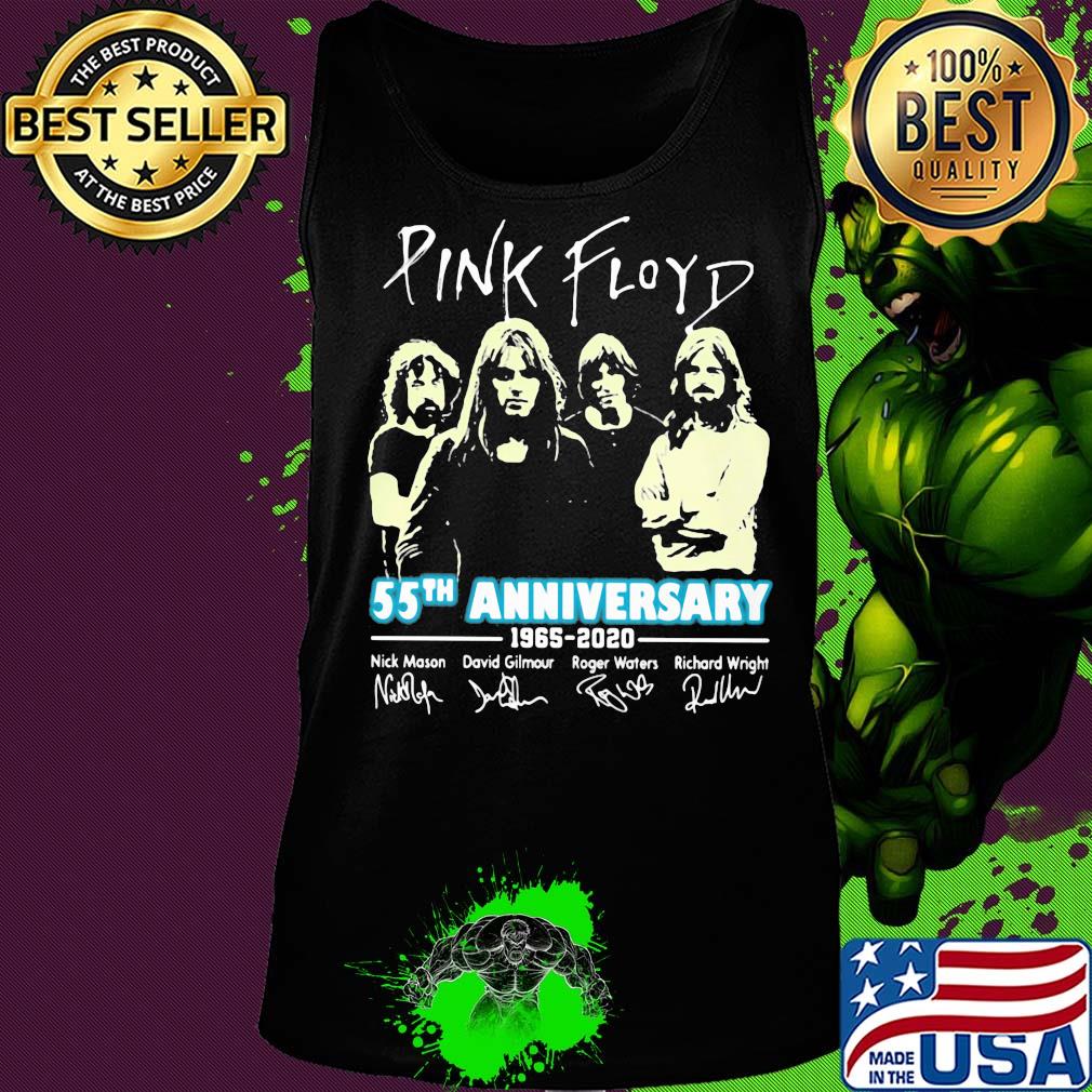 Pink floyd band 55th anniversary 1965 2020 signatures s Tank top Pink floyd band 55th anniversary 1965 2020 signatures s Tank top