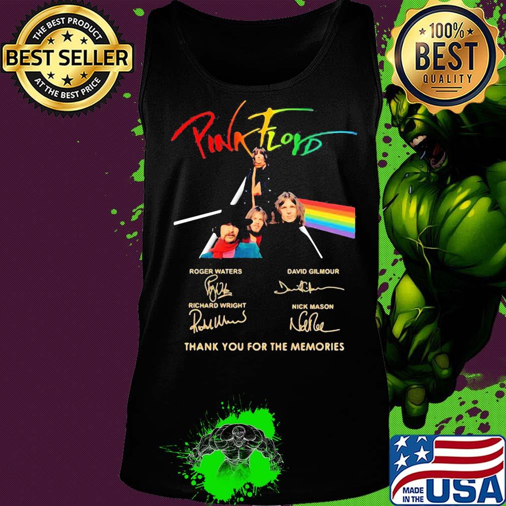 Pink floyd thank you for the memories signatures s Tank top Pink floyd thank you for the memories signatures s Tank top