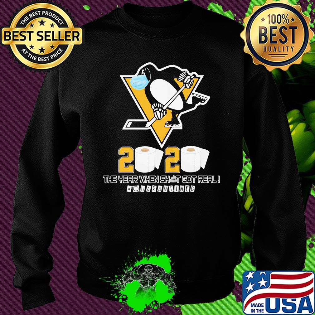 Pittsburgh penguins hockey 2020 the year when shit got real quarantined toilet paper mask covid-19 s Sweater Pittsburgh penguins hockey 2020 the year when shit got real quarantined toilet paper mask covid-19 s Sweater