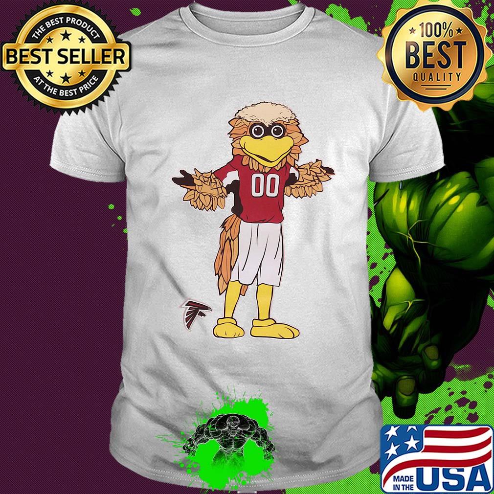 Preschool Atlanta Falcons Red Standing Mascot Shirt