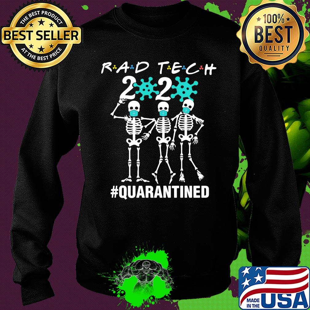 Rad tech 2020 Covid-19 Quarantined Skellington mask s Sweater Rad tech 2020 Covid-19 Quarantined Skellington mask s Sweater