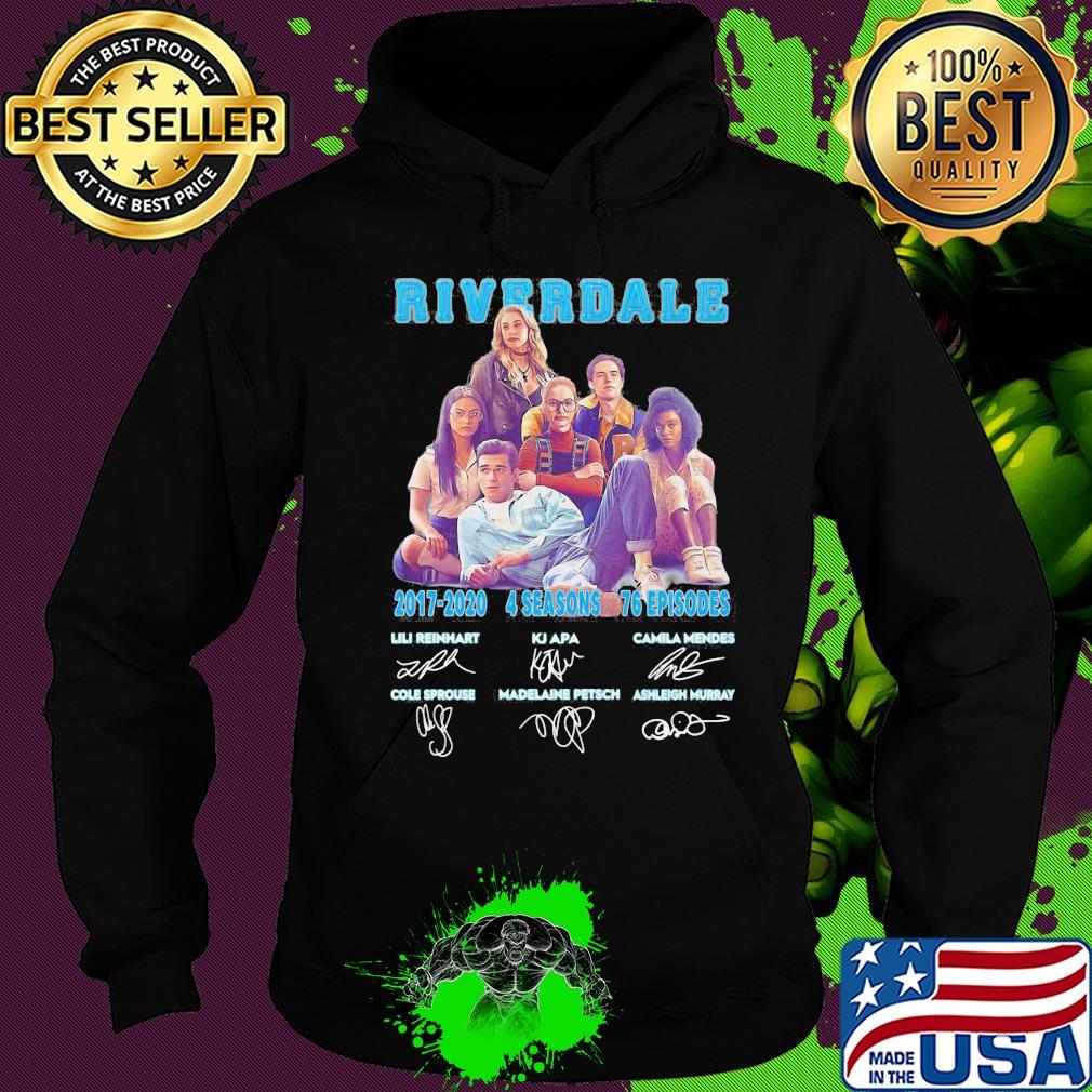 Riverdale 2017 2020 4 seasons 76 episodes signatures s Hoodie Riverdale 2017 2020 4 seasons 76 episodes signatures s Hoodie