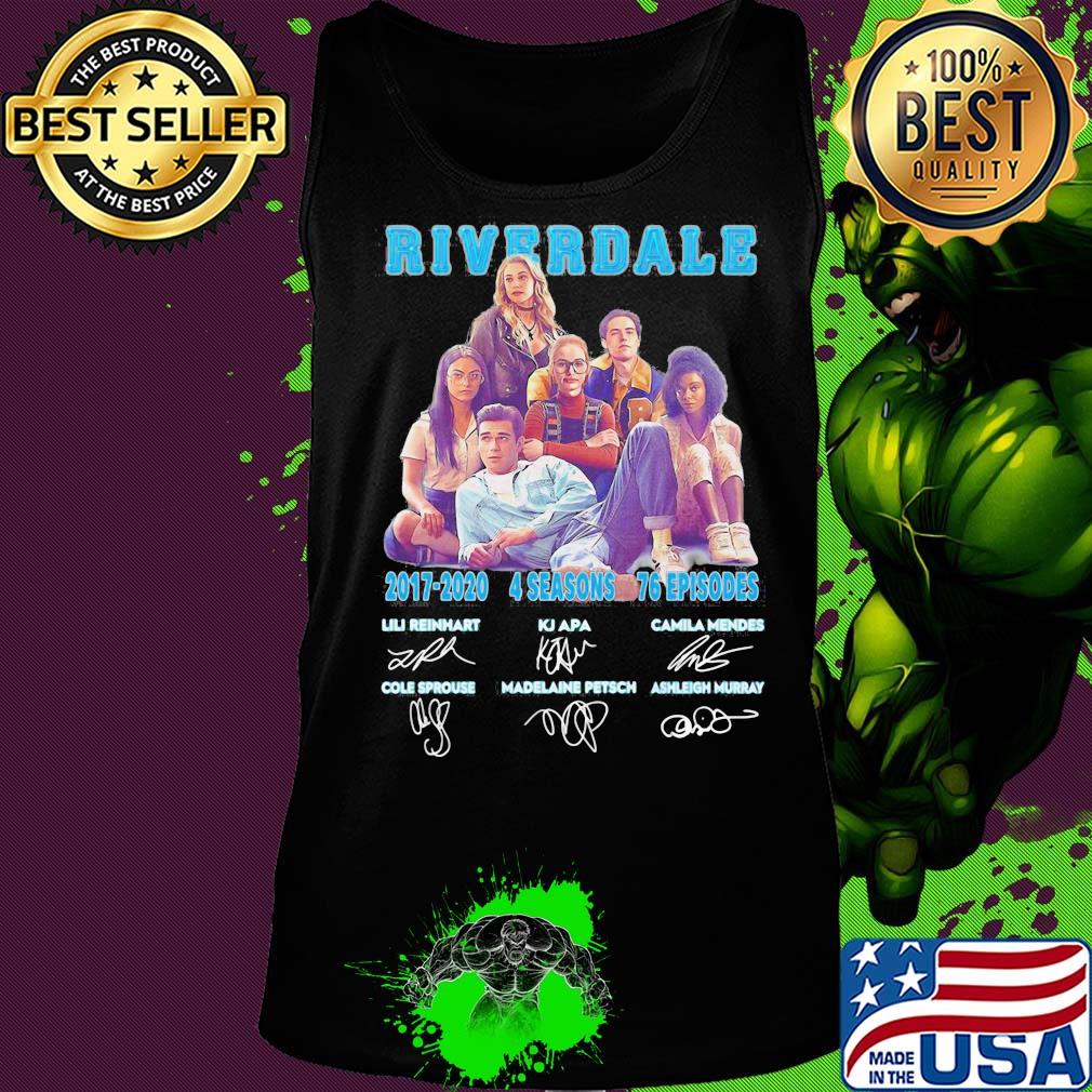 Riverdale 2017 2020 4 seasons 76 episodes signatures s Tank top Riverdale 2017 2020 4 seasons 76 episodes signatures s Tank top