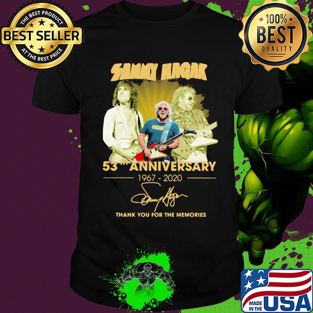 Sammy Kagak 53th anniversary 1967-2020 thank you for the memories signature shirt