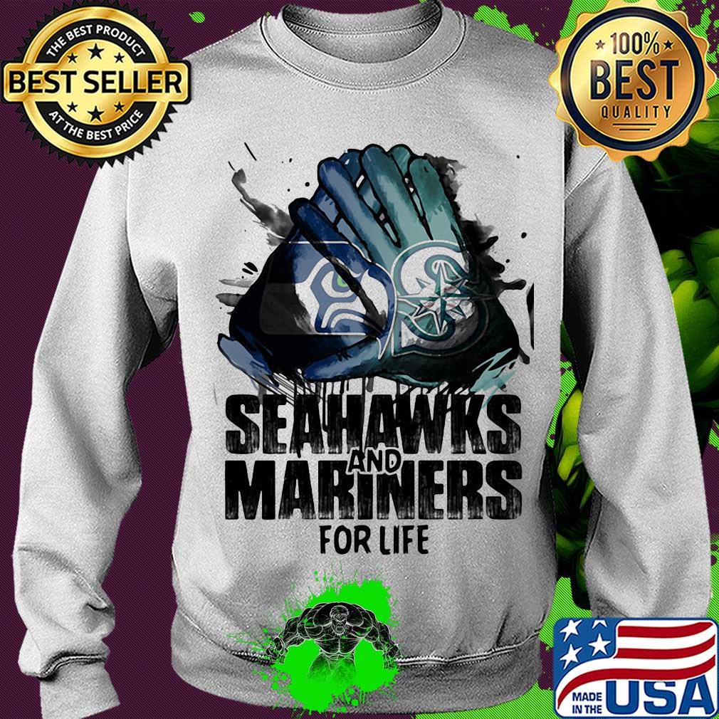Seattle seahawks and seattle mariners for life art s Sweater Seattle seahawks and seattle mariners for life art s Sweater