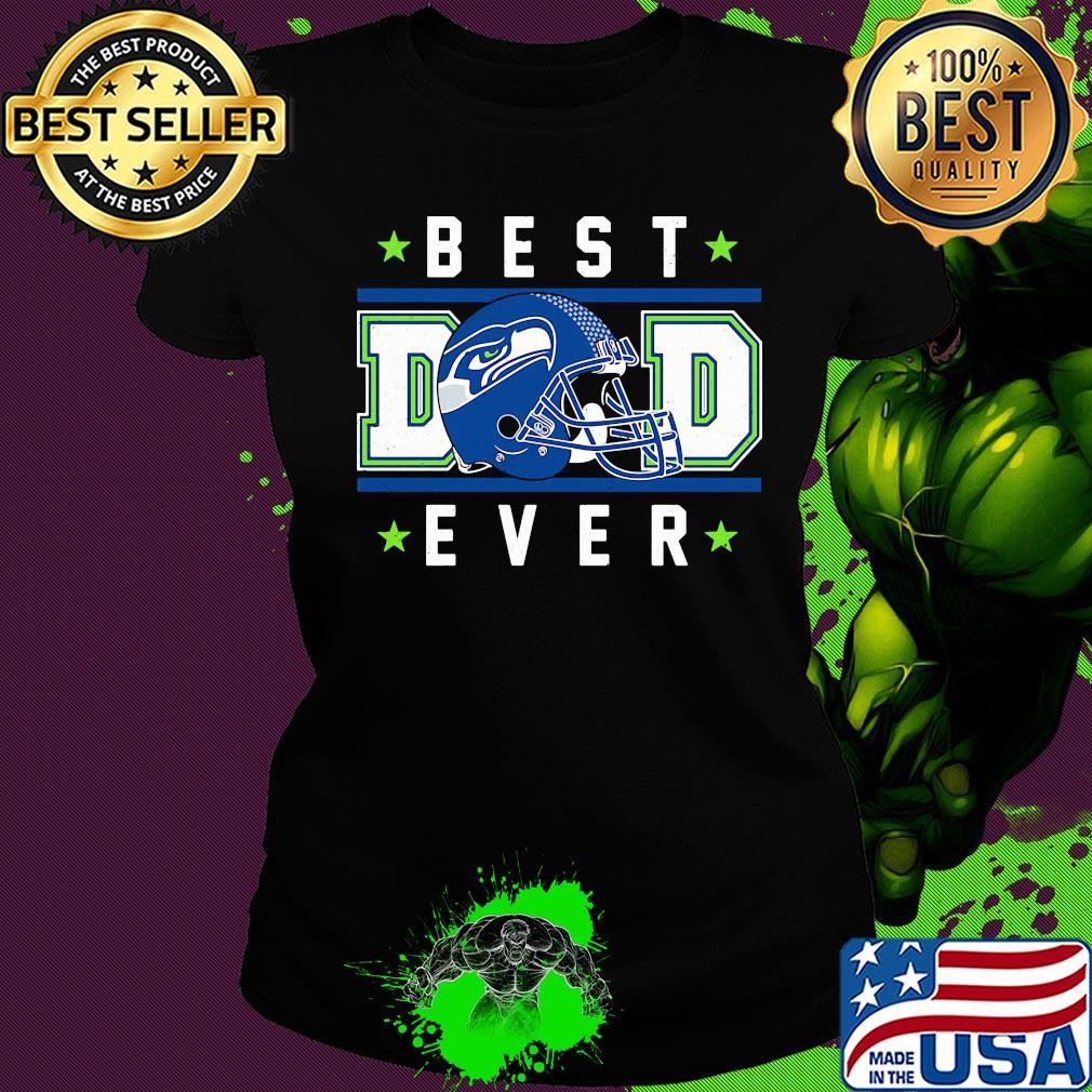 Seattle seahawks best dad ever happy father's day stars s Ladies tee Seattle seahawks best dad ever happy father's day stars s Ladies tee