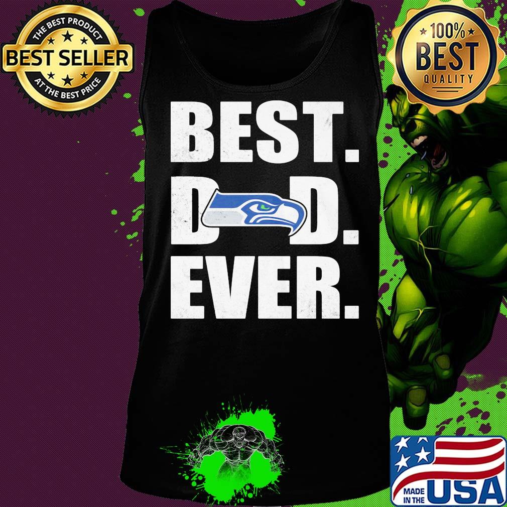 Seattle seahawks logo best dad ever happy father's day s Tank top Seattle seahawks logo best dad ever happy father's day s Tank top