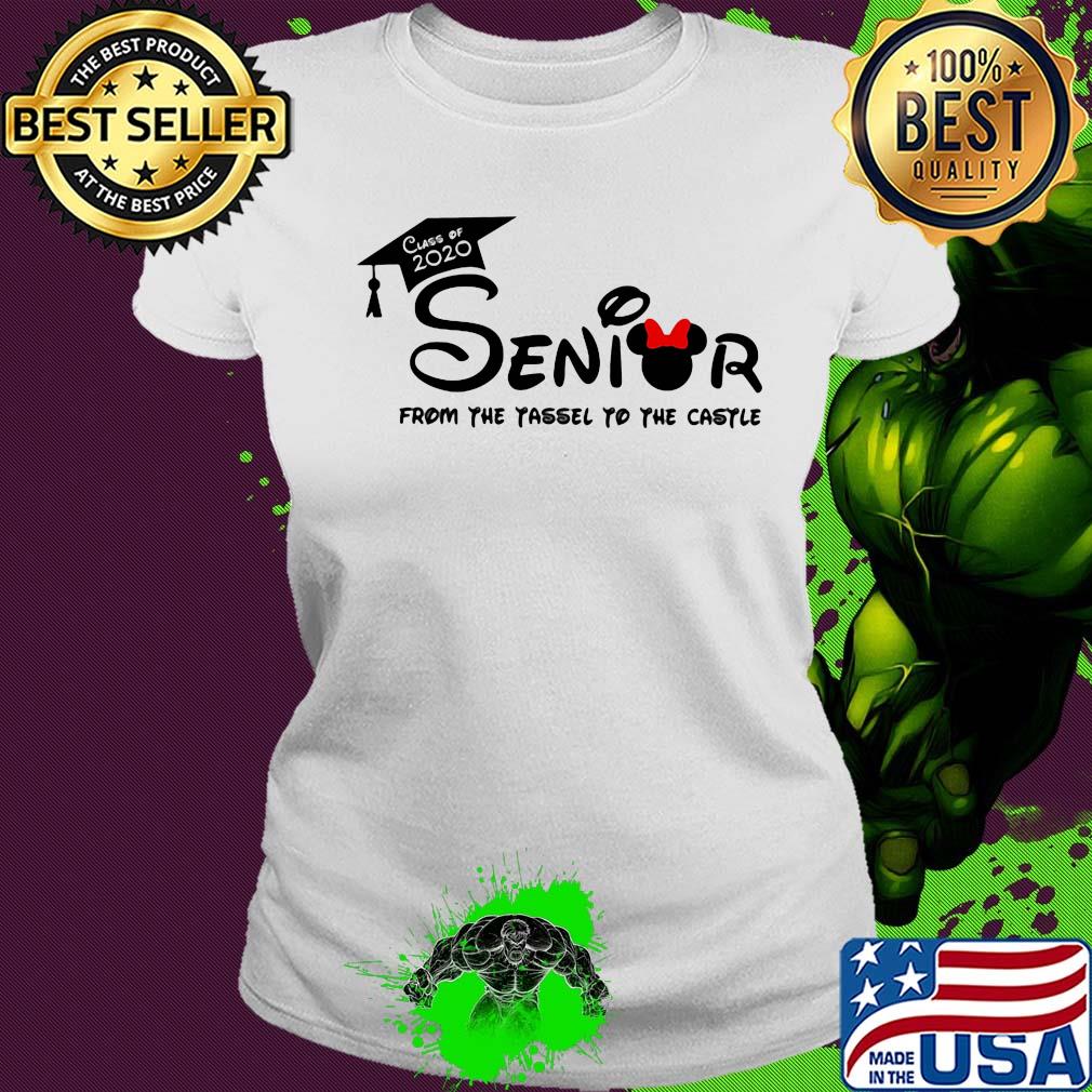 Senior from the tassel to the castle Minnie mouse class of 2020 s Ladies tee Senior from the tassel to the castle Minnie mouse class of 2020 s Ladies tee