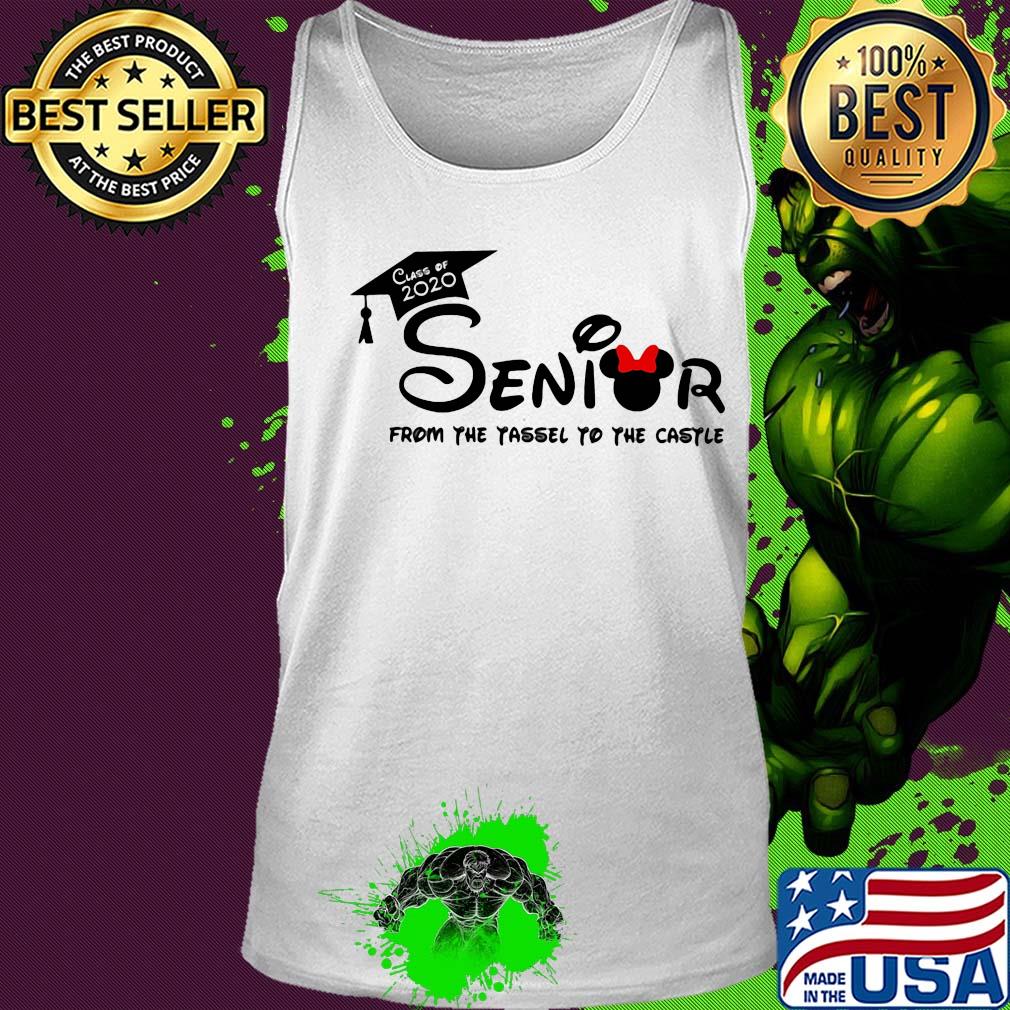 Senior from the tassel to the castle Minnie mouse class of 2020 s Tank top Senior from the tassel to the castle Minnie mouse class of 2020 s Tank top