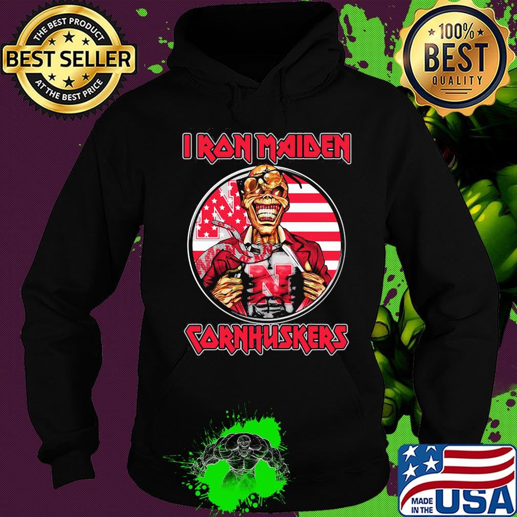 Skull Iron Maiden nebraska cornhuskers american flag independence day s Hoodie Skull Iron Maiden nebraska cornhuskers american flag independence day s Hoodie