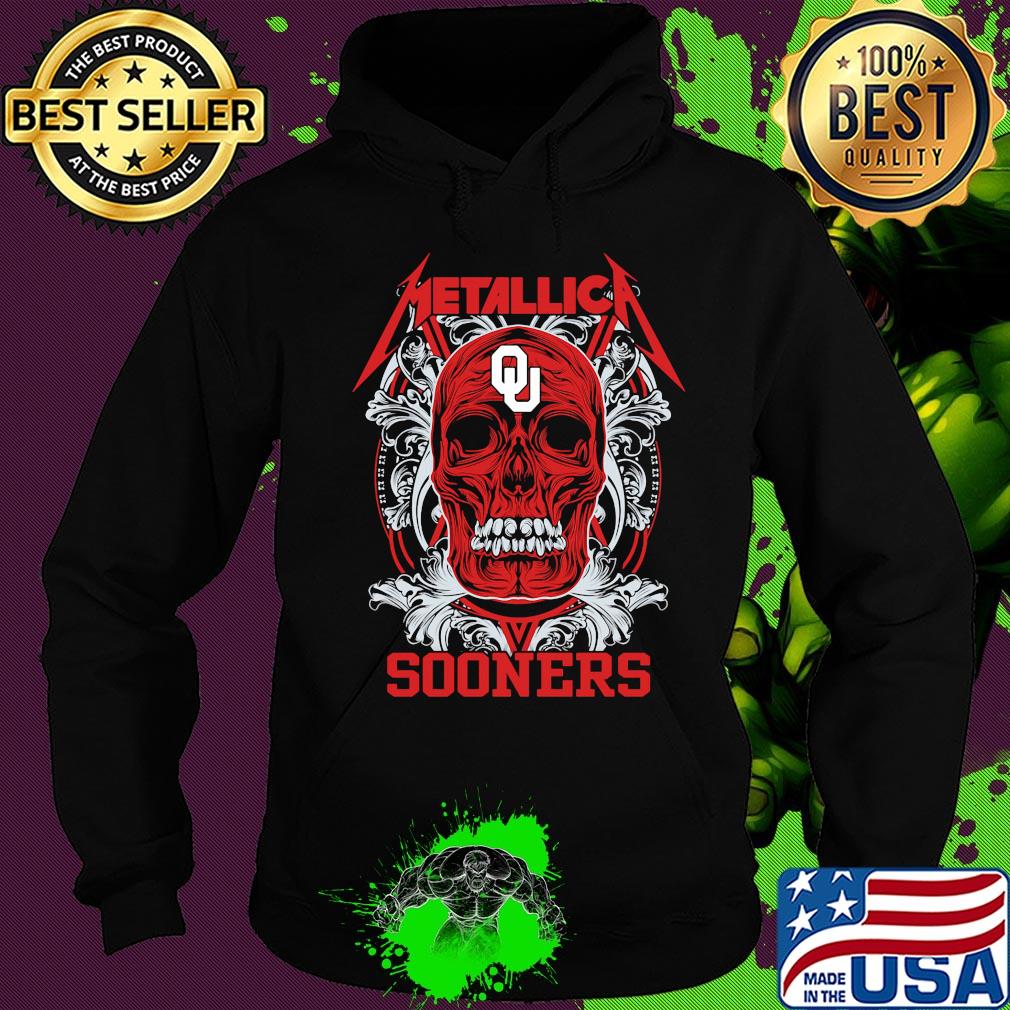 Skull metallica oklahoma sooners football fish s Hoodie Skull metallica oklahoma sooners football fish s Hoodie