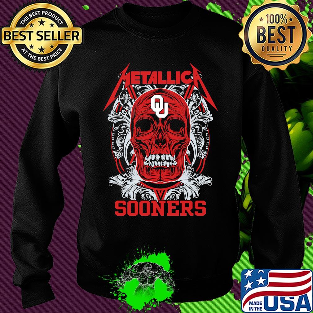 Skull metallica oklahoma sooners football fish s Sweater Skull metallica oklahoma sooners football fish s Sweater