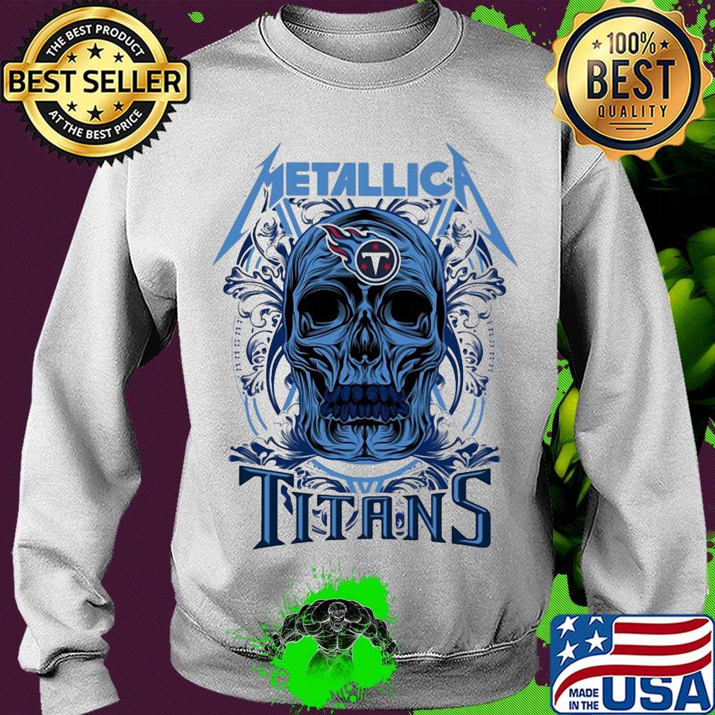Skull metallica tennessee titans s Sweater Skull metallica tennessee titans s Sweater