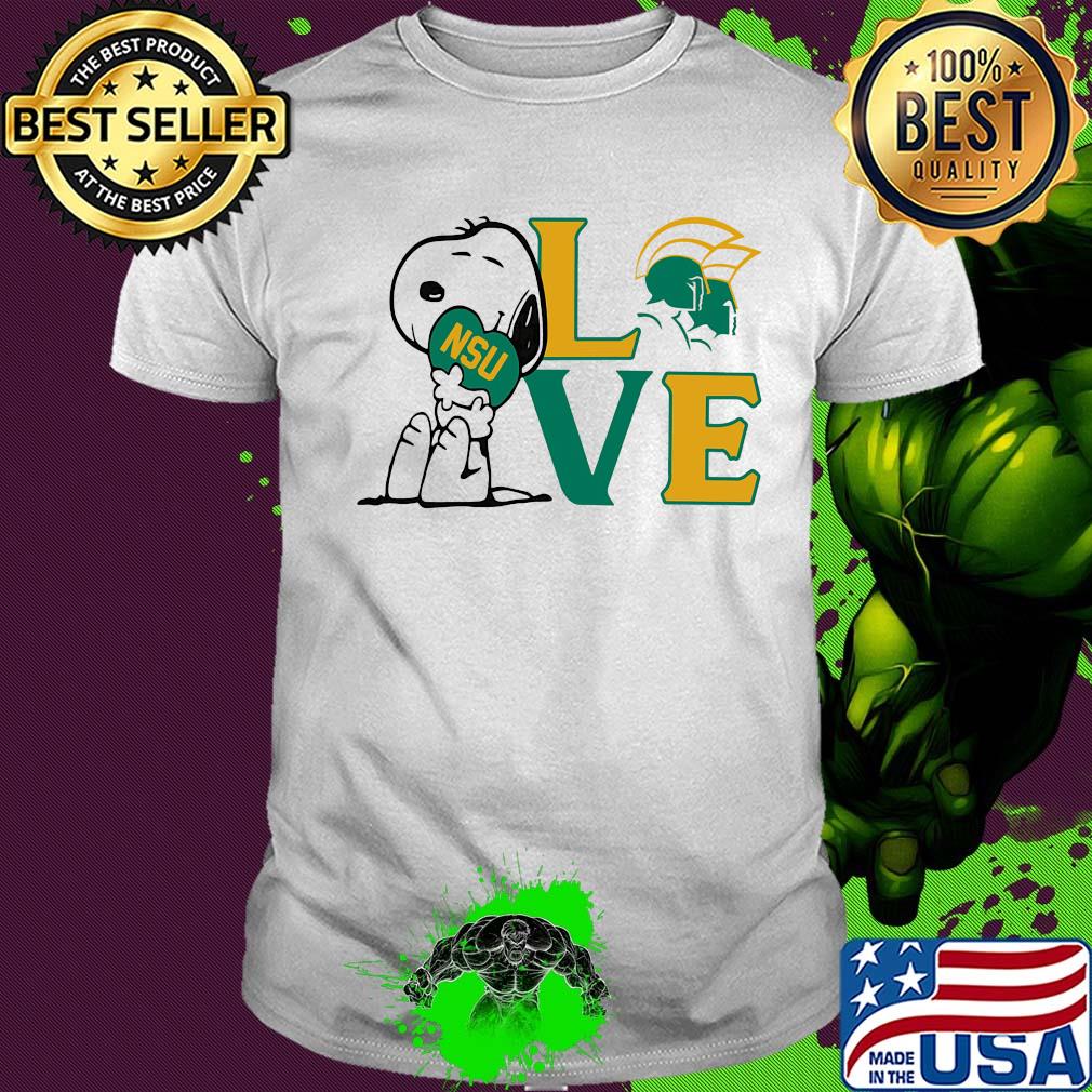 Snoopy Norfolk State University love shirt