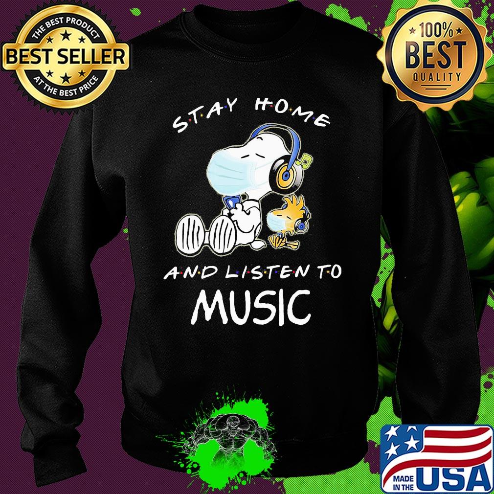 Snoopy wear mask stay home and listen to music covid-19 s Sweater Snoopy wear mask stay home and listen to music covid-19 s Sweater