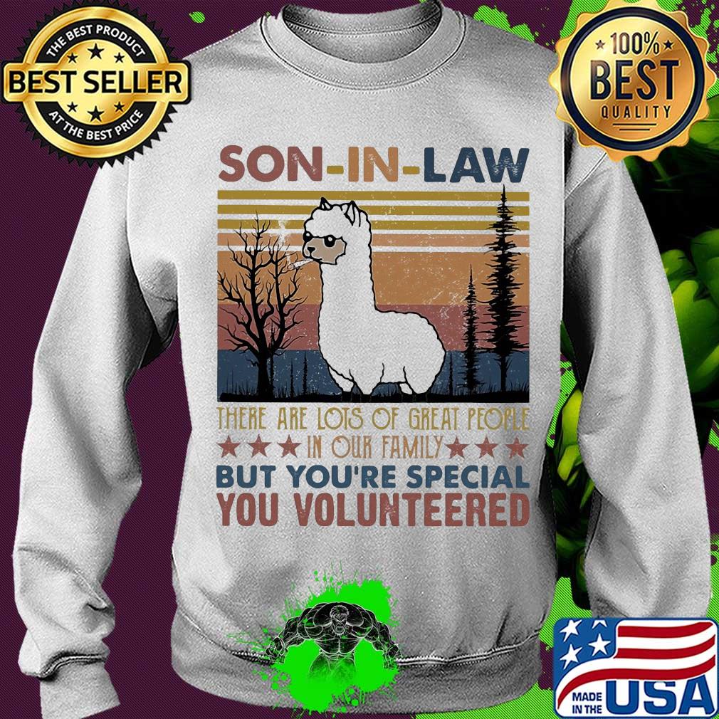 Son in law there are lots of great people in our family lamma vintage s Sweater Son in law there are lots of great people in our family lamma vintage s Sweater