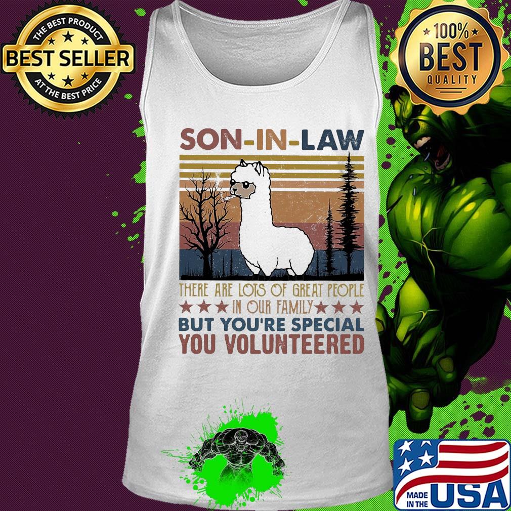 Son in law there are lots of great people in our family lamma vintage s Tank top Son in law there are lots of great people in our family lamma vintage s Tank top